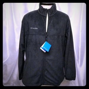 Columbia men's fleece zip up jacket Gray XXL